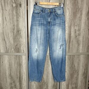 Anthropologie Pilcro The Breaker Relaxed Fit High Rise Tapered Barrel Jeans 26